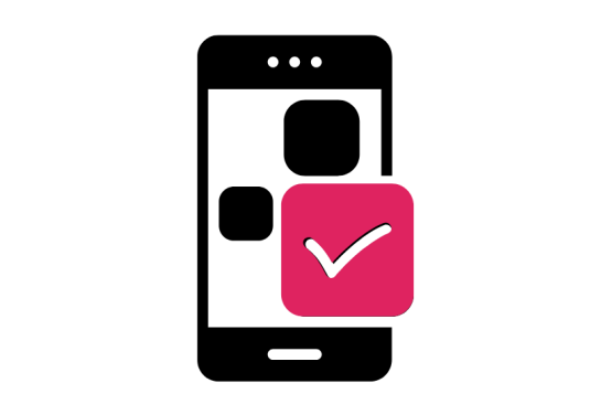 Measurement of success icon