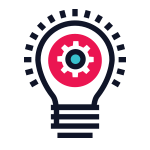 An icon of a lightbuld